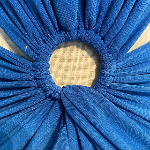 Rare Blue Cut Out Open Back Maxi Dress - Picture 8 of 16